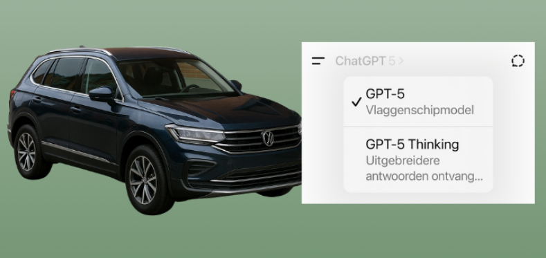 sub wordt vergeleken met chat gps 5 voor uitgebreidere vragen