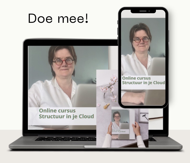 Doe mee met de online cursus om structuur in je cloud te krijgen